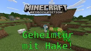 🔐 Minecraft Geheimt&uuml;r mit Hake! | Redstone T&uuml;r ohne Hebel & Knopf