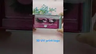 Custom lash box with 3D UV print logo, so pretty🔥🔥🔥#eyelashes #lashes #lashbusiness #box