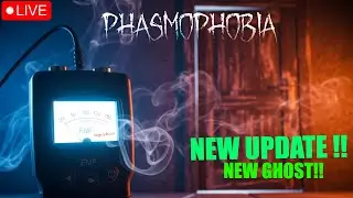 🛑 LIVE in Phasmophobia New Ghost || Replying Every Comment!! || Rajesh20