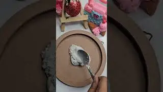 Making MOON lamp | DIY moon 3D textured wall art #diy #ytshorts #shorts #TulikaArtCraft