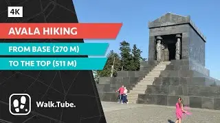[4K] Avala Hiking trail - from base to top