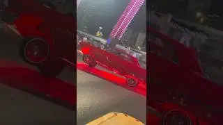 Las Vegas after cruise Lowrider car show 2025 #lowriderculture #carevent #shortsviral #carshow