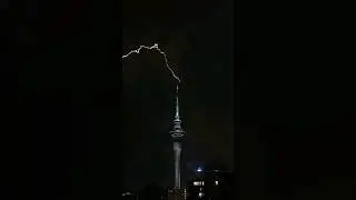 Skytower lightning strike | Auckland | New Zealand