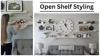 This is challenging! | Open Shelf Styling