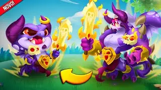 🟣 AN&Aacute;LISE COMPLETA DO NOVO HER&Oacute;ICO CR&Acirc;NIO INCENDIADO N&Iacute;VEL 70! - Dragon City 
