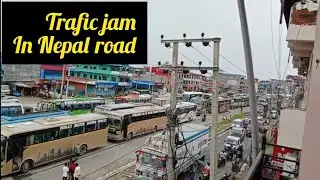 Incredible trafic jam in Nepal#nepalroad#nepal#viralvideo