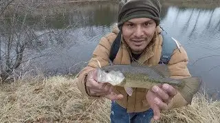 como pescar bass (lobinas) en clima extreadamente frio