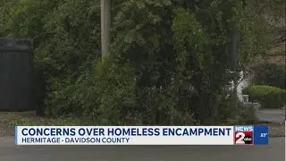 Concerns over Hermitage homeless encampment