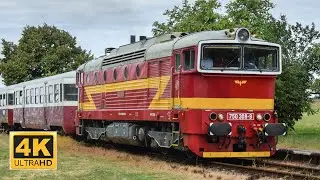 TURISTICKÉ VLAKY 2022 Mn. Hradiště - Lomnice nad Popelkou. 6.8.2022 s lokomotivou 750.308-9