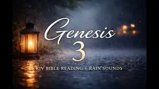 Genesis 3 | KJV Bible Reading | Rain Sounds