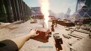 Cyberpunk 2077 Phantom Liberty: Another Barghest airdrop (modded combat)