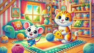 Kedi ve Fare Şarkısı 🎵 | Eğlenceli &Ccedil;ocuk Şarkıları | Pamuk Şeker Hikayeleri 🐱🐭