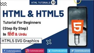 HTML Tutorial In Hindi | HTML SVG Tag Tutorial In Hindi | SVG Tag Tutorial | HTML5 Tutorial In Hindi