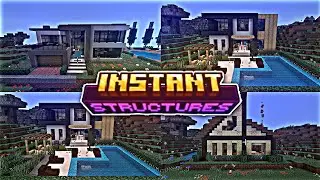 ADDON Instant Structures Minecraft