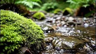 Mossy Creek After the Rain  Relaxing Nature Ambience