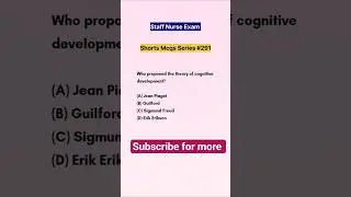 Staff Nurse Exam 2026 | Series 291 | High Yield Questions #shorts #viral #aiims