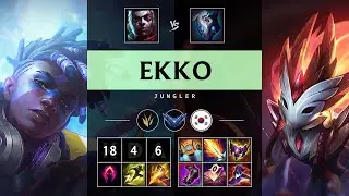 Ekko Jungle vs Kindred - KR Diamond Patch 25.18