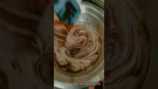 soothing process ❤️ #mixing #process #peaceful #beautiful #bakingisfun #cookingisfun #art #fun #cake