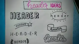 Cute Title Ideas for school projects & notes making💗 School hacks📚 diy ideas💕| That Aesthetic Girl