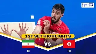 TUNISIA vs IRAN | SET 1 HIGHLIGHTS | 2025 FIVB Men&rsquo;s World Championship | Sept. 16