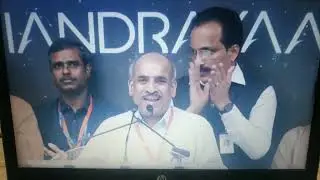 M Sankaran, URSC director address to the nation after successful soft landing of Chandrayaan-3.
