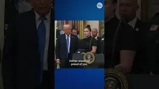 See the Trump interaction going viral #Shorts