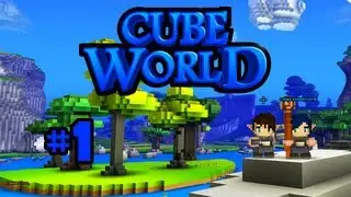 Cube World Let's Play Ep. 1 - Solid Beginnings (Cube World Alpha) (Cube World Multiplayer)