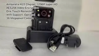 SOP-09 Wearable HD Body Camera Wide Angle 140 Degree With Password Protection