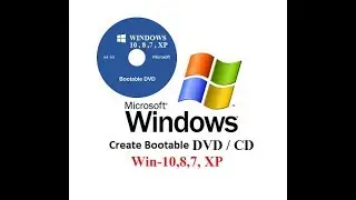 How To Make Boot-able Windows DVD or CD  With Power ISO | Win 10, 8, 7 - How to Burn an ISO to DVD