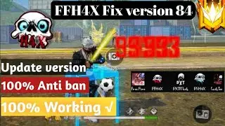 ffh4x v84 fix & update version|100% working free fire ob37 hack download|tech for bd