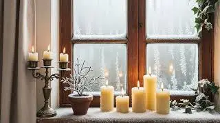 Cozy Christmas Farmhouse Interior Hearth Frame TV Art &ndash; FREE Preview! 🏡