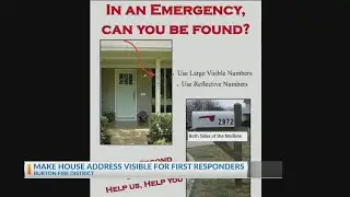 Lowcountry firefighters ask residents to make their house address visible from the street