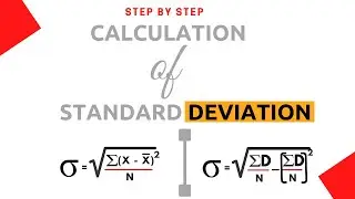 How to find or calculate standard deviation | step by step with example | In Hindi | Neeraj Sharma