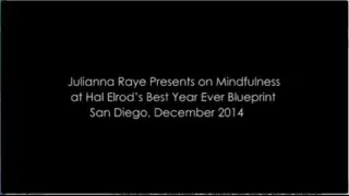 Julianna Raye Presents on Mindfulness at Hal Elrod's BYEB