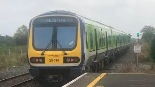 Irish Rail 29000 DMU 29014 at M3 Parkway (1/10/17)