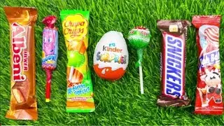 ASMR Most Popular Candys / some lots of colorful rainbow lollipop candy / unpacking chupa chups