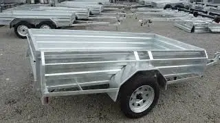 Briford 8x4 1000kg Single Axle 400mm Deep Briford Trailer