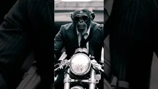 monkey ai vlog banana #mankeyaivlog  #monkeyvlog #animaldance