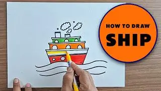 how to draw ship | easy ship drawing | simple drawing | ship | drawing