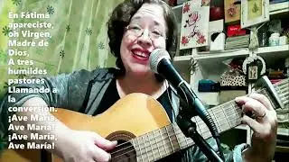 En Fátima apareciste -Canción Virgen de Fátima-con subtítulos(de Canto Católico)Canta Tiqui Córdoba