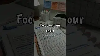 Focus on your goals🔥📚 Study Motivation #shorts #study #quotes #motivation