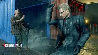Aggressive Wesker Gameplay 🔥 6 Minutes, ZERO Damage | Docks Mercenaries – RE4 Remake