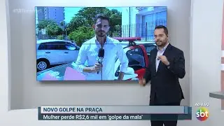 Mulher perde R$2,6 mil reais em 'golpe da mala'