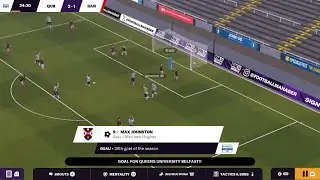 Football Manager 2024 Console Edition Queen university episode 36 season 3