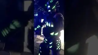 traje robot led