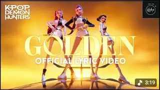 &ldquo;Golden&rdquo; Official Lyric Video | KPop Demon Hunters | Sony Animation