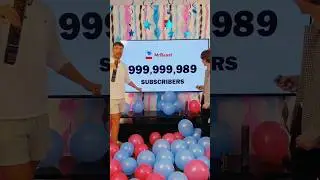 𝗠𝗿𝗕𝗲𝗮𝘀𝘁 𝟭 𝗕𝗶𝗹𝗹𝗶𝗼𝗻 𝗦𝗨𝗕𝗦𝗖𝗥𝗜𝗕𝗘𝗥𝗦! #mrbeast #1billion #subscribers
