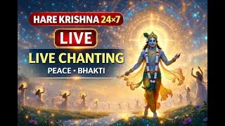 Hare Krishna Mantra 24&times;7 LIVE | Calm Mind &bull; Deep Devotion &bull; Krishna Bhakti