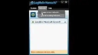 LogMeIn Hamachi Interface (For MineCraft)
