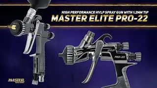 Master Elite PRO-22-12 - High Performance HVLP Spray Gun